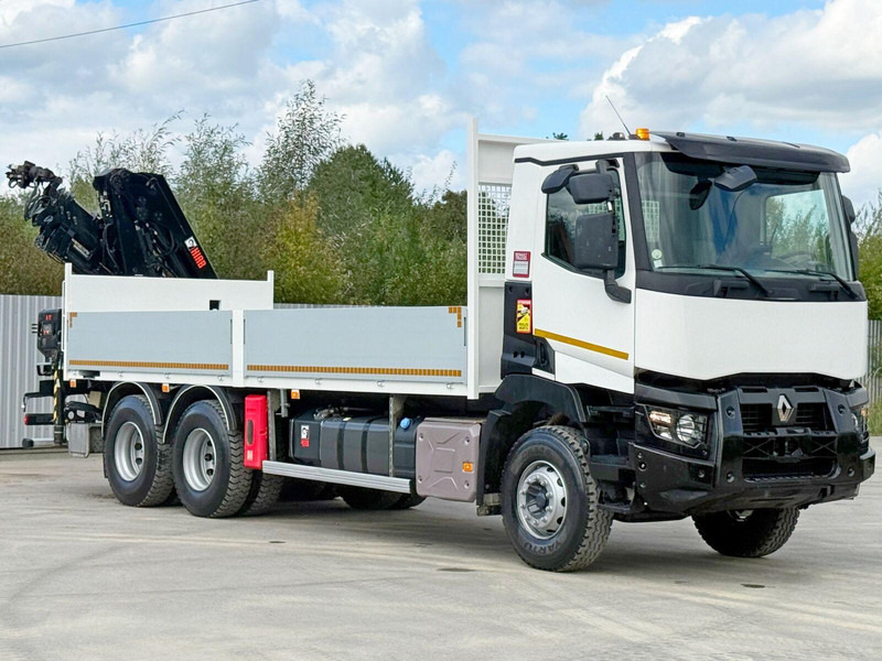 Renault C 430 *HIAB X - HIPRO 192 ES -4 + FUNK* 6x4 - Camião de caixa aberta/ Plataforma, Camião grua: foto 4 Renault C 430 *HIAB X - HIPRO 192 ES -4 + FUNK* 6x4 - Camião de caixa aberta/ Plataforma, Camião grua: foto 4