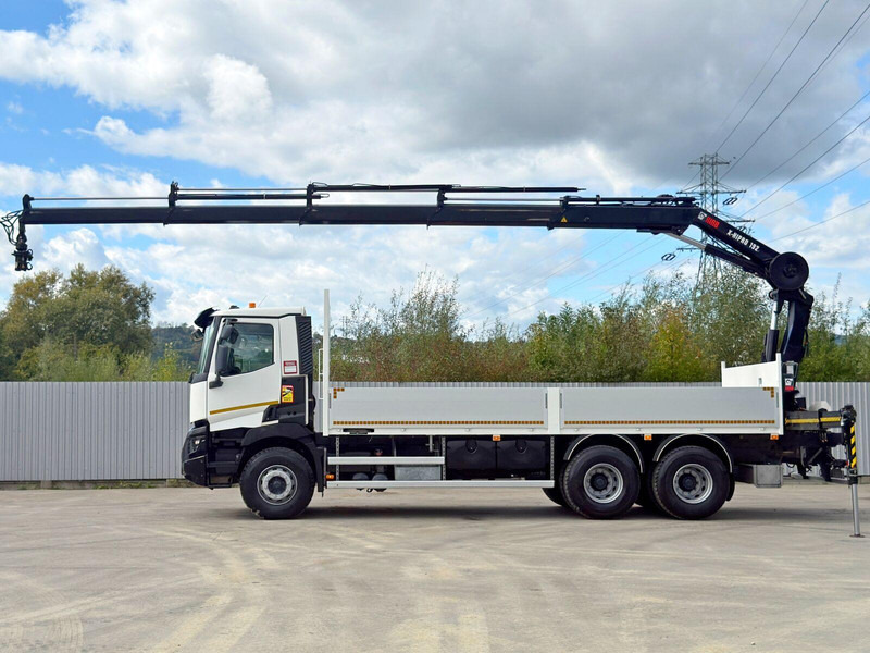 Renault C 430 *HIAB X - HIPRO 192 ES -4 + FUNK* 6x4 - Camião de caixa aberta/ Plataforma, Camião grua: foto 5 Renault C 430 *HIAB X - HIPRO 192 ES -4 + FUNK* 6x4 - Camião de caixa aberta/ Plataforma, Camião grua: foto 5