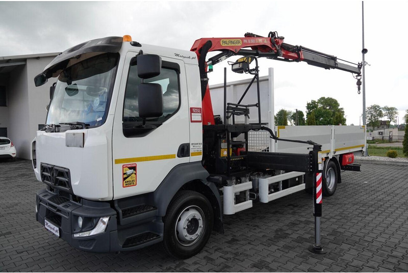 Renault D 210/ 4X2 / SKRZYNIOWY 5 M + HDS PALFINGER PK 8.501 SLD A / UD - Camião de caixa aberta/ Plataforma, Camião grua: foto 3 Renault D 210/ 4X2 / SKRZYNIOWY 5 M + HDS PALFINGER PK 8.501 SLD A / UD - Camião de caixa aberta/ Plataforma, Camião grua: foto 3