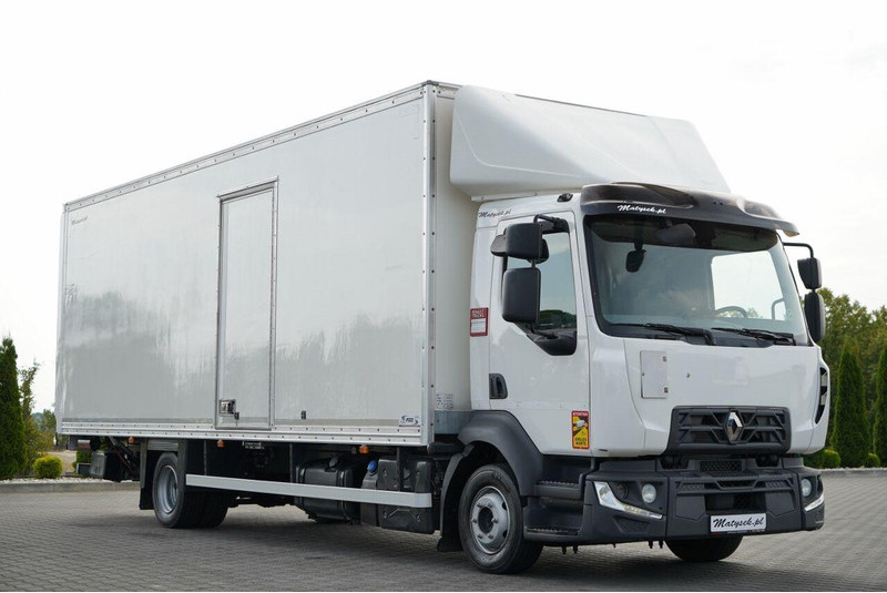 Renault D 210 / 4x2 / KONTENER / 7,5M / WINDA DHOLLANDIA / EURO 6 - Camião furgão: foto 1 Renault D 210 / 4x2 / KONTENER / 7,5M / WINDA DHOLLANDIA / EURO 6 - Camião furgão: foto 1