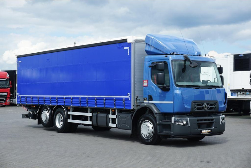 Renault D 320 / EURO 6 / FIRANKA + WINDA / 21 PALET / ŁAD. 16 530 KG - Camião de lona: foto 2 Renault D 320 / EURO 6 / FIRANKA + WINDA / 21 PALET / ŁAD. 16 530 KG - Camião de lona: foto 2