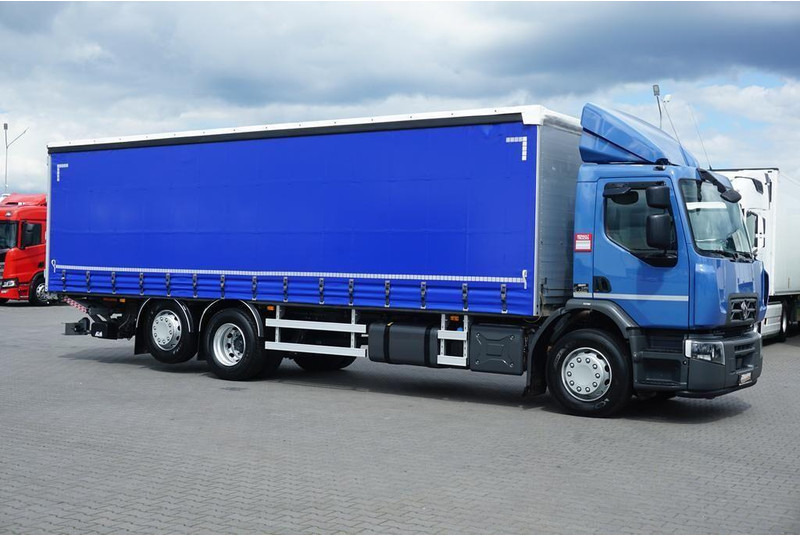 Renault D 320 / EURO 6 / FIRANKA + WINDA / 21 PALET / ŁAD. 16 530 KG - Camião de lona: foto 4 Renault D 320 / EURO 6 / FIRANKA + WINDA / 21 PALET / ŁAD. 16 530 KG - Camião de lona: foto 4