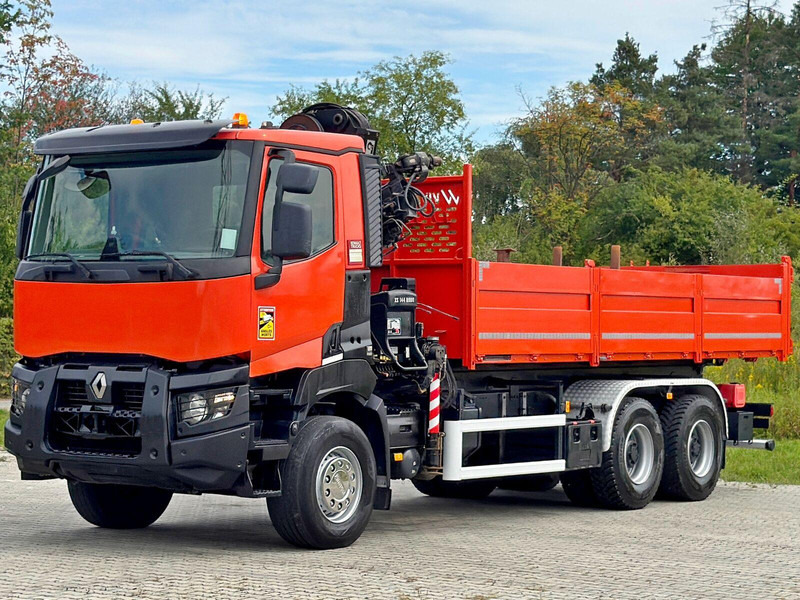 Renault K 380 * HIAB 144 BS - 3 HIDUO + FUNK * 6x4 * TOP - Camião basculante, Camião grua: foto 3 Renault K 380 * HIAB 144 BS - 3 HIDUO + FUNK * 6x4 * TOP - Camião basculante, Camião grua: foto 3