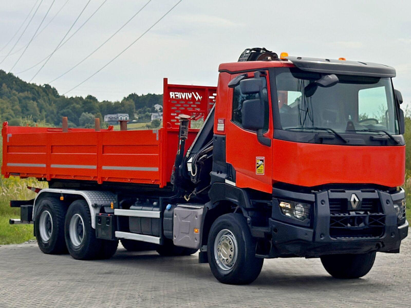 Renault K 380 * HIAB 144 BS - 3 HIDUO + FUNK * 6x4 * TOP - Camião basculante, Camião grua: foto 4 Renault K 380 * HIAB 144 BS - 3 HIDUO + FUNK * 6x4 * TOP - Camião basculante, Camião grua: foto 4