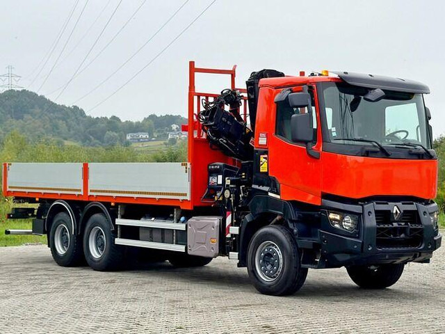 Renault K 380 * HIAB 166 BS-3 HIDUO + FUNK* 6x4 - Camião basculante, Camião grua: foto 4 Renault K 380 * HIAB 166 BS-3 HIDUO + FUNK* 6x4 - Camião basculante, Camião grua: foto 4