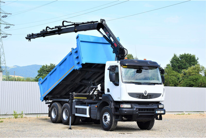 Renault KERAX 370 DXI - Camião basculante, Camião grua: foto 1 Renault KERAX 370 DXI - Camião basculante, Camião grua: foto 1