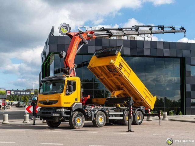 Renault KERAX 450 8x4 PALFINGER PK 60002 Crane Tipper - Camião basculante, Camião grua: foto 5 Renault KERAX 450 8x4 PALFINGER PK 60002 Crane Tipper - Camião basculante, Camião grua: foto 5
