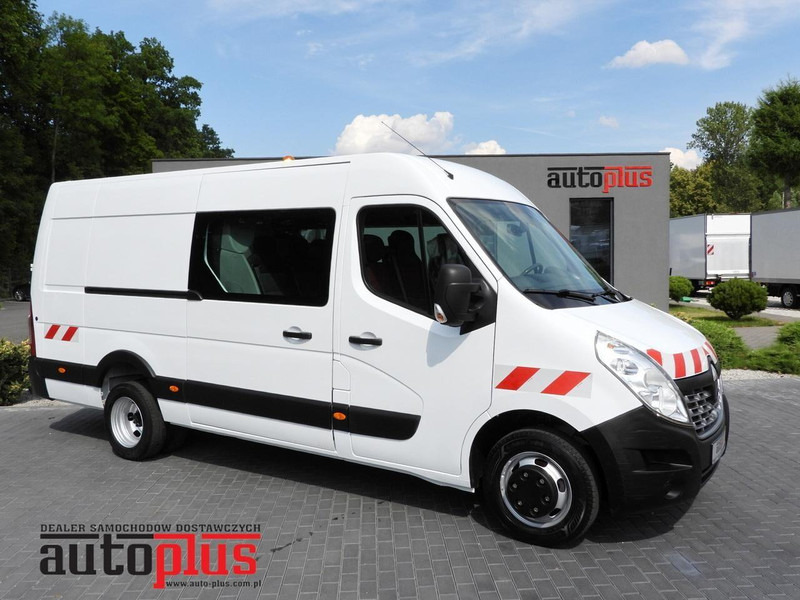Renault MASTER FURGON BRYGADÓWKA 7 MIEJSC TEMPOMAT BLIŹNIACZE KOŁA KLIMA - Minibus, Furgão de passageiros: foto 1 Renault MASTER FURGON BRYGADÓWKA 7 MIEJSC TEMPOMAT BLIŹNIACZE KOŁA KLIMA - Minibus, Furgão de passageiros: foto 1