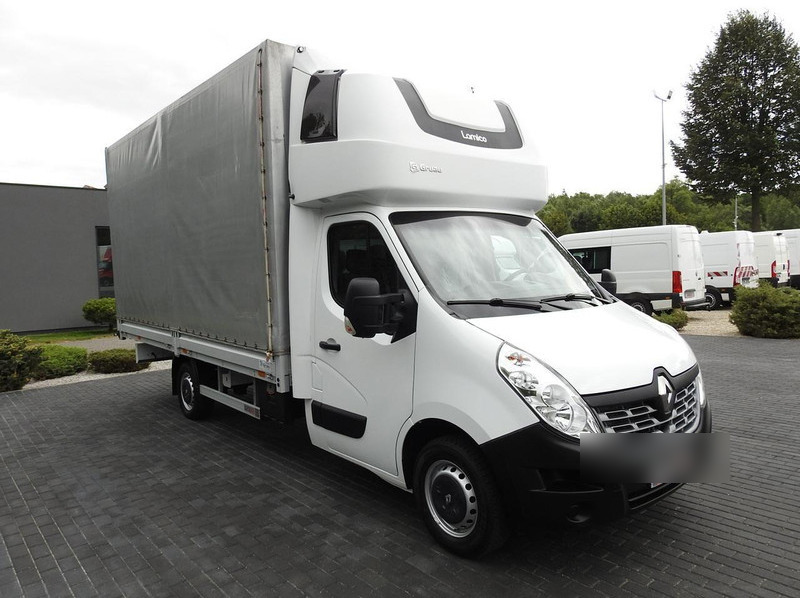Renault MASTER PLANDEKA 10 PALET WEBASTO TEMPOMAT KLIMATYZACJA 170KM [ - Carrinha de lona: foto 4 Renault MASTER PLANDEKA 10 PALET WEBASTO TEMPOMAT KLIMATYZACJA 170KM [ - Carrinha de lona: foto 4