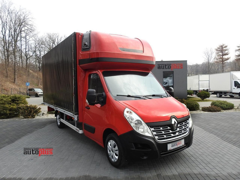 Renault MASTER PLANDEKA 10 PALET WEBASTO TEMPOMAT KLIMATYZACJA 170KM [ - Carrinha de lona: foto 1 Renault MASTER PLANDEKA 10 PALET WEBASTO TEMPOMAT KLIMATYZACJA 170KM [ - Carrinha de lona: foto 1