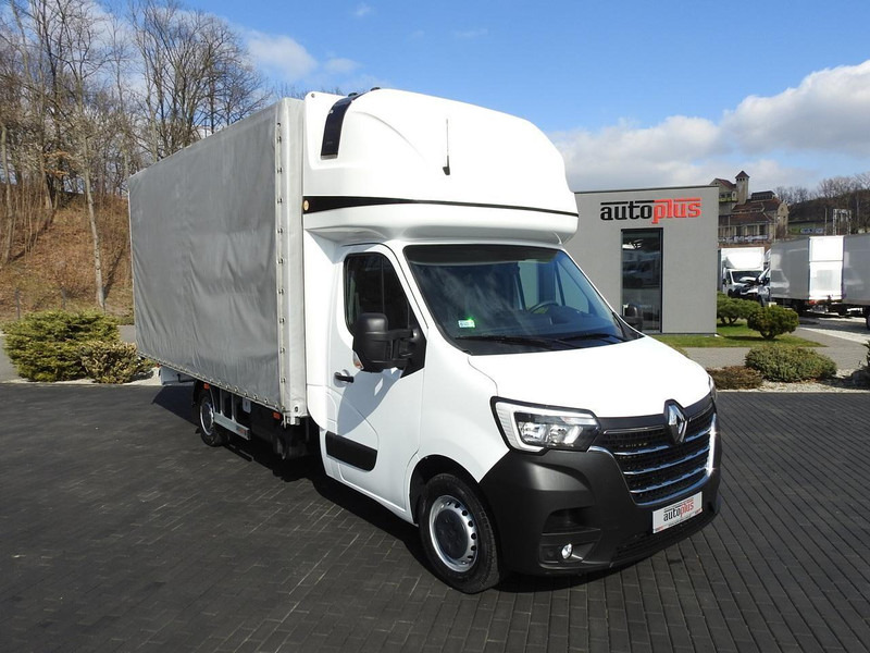 Renault MASTER PLANDEKA 10 PALET WEBASTO TEMPOMAT LEDY PNEUMATYKA KLIMA - Carrinha de lona: foto 1 Renault MASTER PLANDEKA 10 PALET WEBASTO TEMPOMAT LEDY PNEUMATYKA KLIMA - Carrinha de lona: foto 1