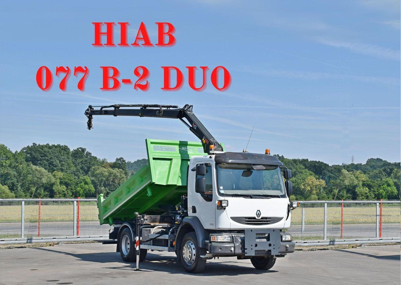 Renault MIDLUM 220 DXI - Camião basculante, Camião grua: foto 1 Renault MIDLUM 220 DXI - Camião basculante, Camião grua: foto 1