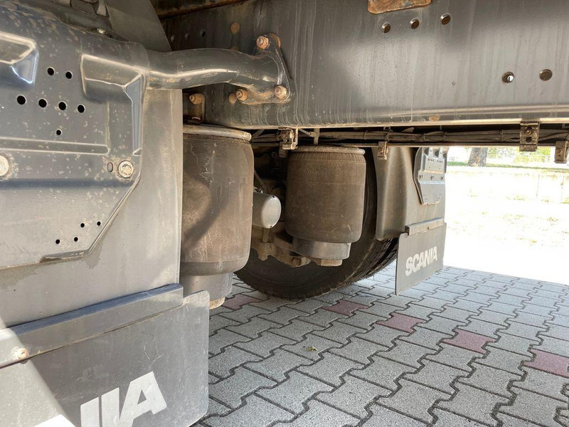 Camião de caixa aberta/ Plataforma, Camião grua Scania G 380 Pritsche Kran Hiab 122B: foto 18