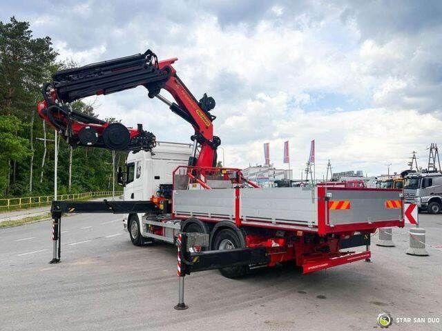 Scania G490 6x2 Palfinger PK 53002 SH Fly Jib Basket - Camião de caixa aberta/ Plataforma, Camião grua: foto 1 Scania G490 6x2 Palfinger PK 53002 SH Fly Jib Basket - Camião de caixa aberta/ Plataforma, Camião grua: foto 1