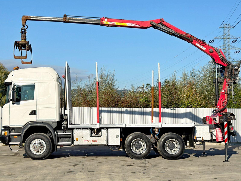 Scania G490 - Camião de transporte de madeira, Camião grua: foto 5 Scania G490 - Camião de transporte de madeira, Camião grua: foto 5