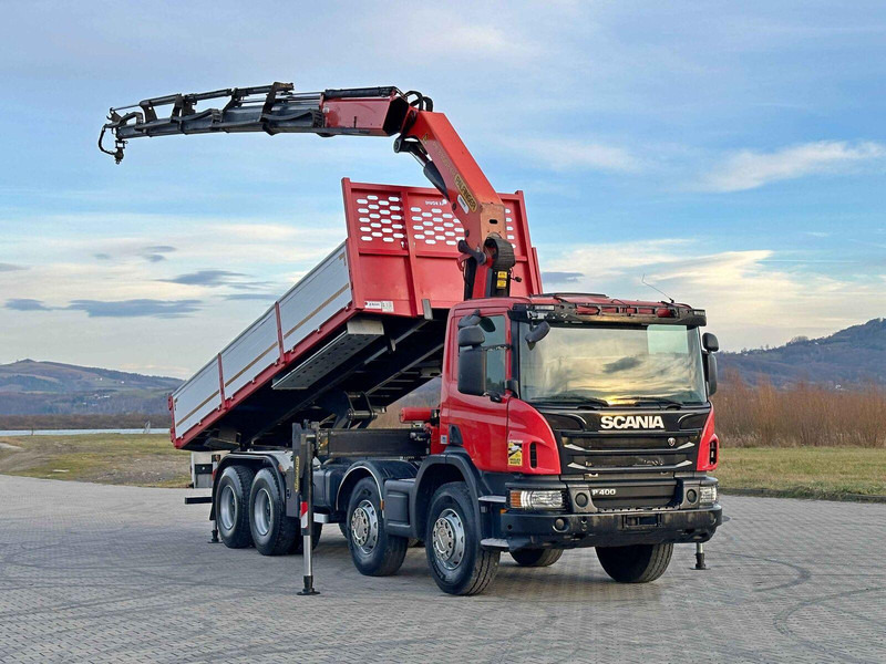 Scania P 400 - Camião basculante, Camião grua: foto 2 Scania P 400 - Camião basculante, Camião grua: foto 2