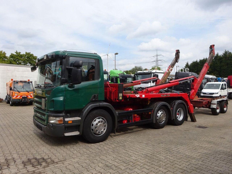 Camião multibenne Scania P310 - Skip loader truck: foto 8