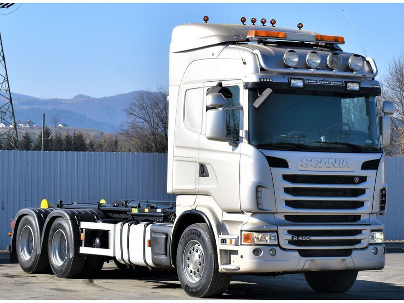 Scania R 480 Abrollkipper * 6x4 * Top Zustand ! - Camião polibenne: foto 3 Scania R 480 Abrollkipper * 6x4 * Top Zustand ! - Camião polibenne: foto 3