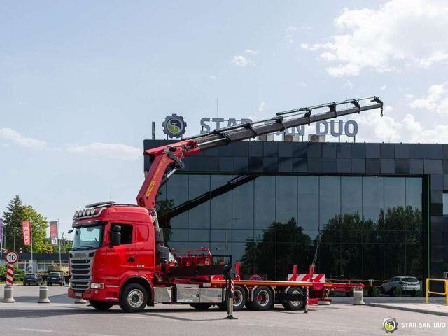 Scania R450 8x4 Palfinger PK 65002 SH HDS Crane - Camião de caixa aberta/ Plataforma, Camião grua: foto 4 Scania R450 8x4 Palfinger PK 65002 SH HDS Crane - Camião de caixa aberta/ Plataforma, Camião grua: foto 4