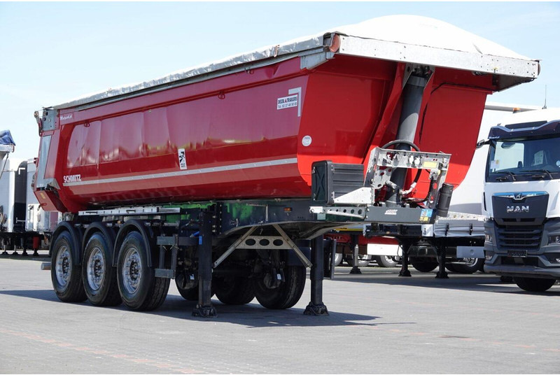 Schmitz Cargobull WYWROTKA / 26 m3 / STALOWA / HYDROKLAPA / OŚ PODNOSZONA / AUTOM - Semi-reboque basculante: foto 1 Schmitz Cargobull WYWROTKA / 26 m3 / STALOWA / HYDROKLAPA / OŚ PODNOSZONA / AUTOM - Semi-reboque basculante: foto 1