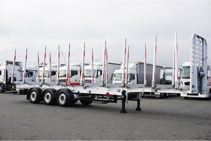 Schwarzmüller / KŁONICOWA / DO DREWNA WAGA 5 700 KG / OŚ PODNOSZONA - Reboque transporte de madeira: foto 4 Schwarzmüller / KŁONICOWA / DO DREWNA WAGA 5 700 KG / OŚ PODNOSZONA - Reboque transporte de madeira: foto 4