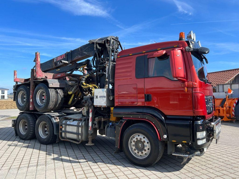 MAN TGS 26.540 6x4 Darus nyergesvontató + rönkszállító pótkocsi Logl - Tractor: foto 4 MAN TGS 26.540 6x4 Darus nyergesvontató + rönkszállító pótkocsi Logl - Tractor: foto 4