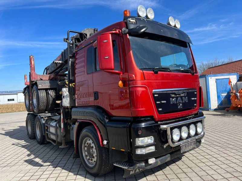 MAN TGS 26.540 6x4 Darus nyergesvontató + rönkszállító pótkocsi Logl - Tractor: foto 2 MAN TGS 26.540 6x4 Darus nyergesvontató + rönkszállító pótkocsi Logl - Tractor: foto 2