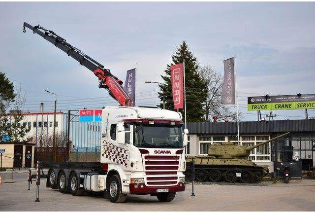 Scania R 480 8x4 FASSI 455 EURO 5 KRAN CRAN - Tractor: foto 1 Scania R 480 8x4 FASSI 455 EURO 5 KRAN CRAN - Tractor: foto 1