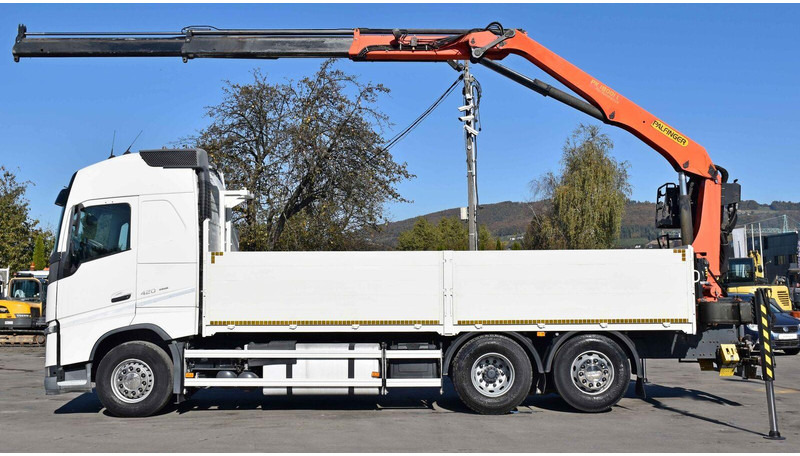 Volvo FH 420 - Camião de caixa aberta/ Plataforma, Camião grua: foto 5 Volvo FH 420 - Camião de caixa aberta/ Plataforma, Camião grua: foto 5