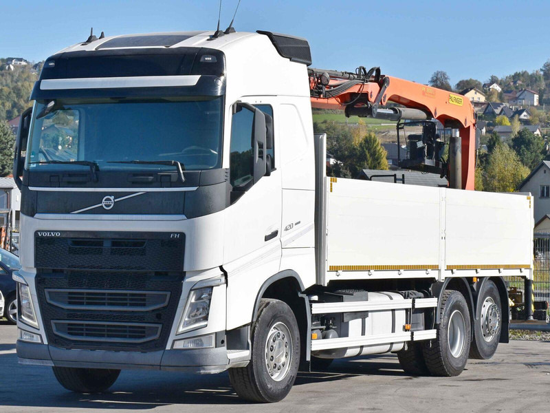 Volvo FH 420 - Camião de caixa aberta/ Plataforma, Camião grua: foto 4 Volvo FH 420 - Camião de caixa aberta/ Plataforma, Camião grua: foto 4