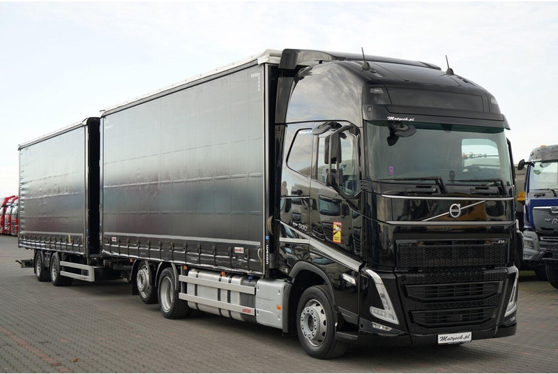 Volvo FH 500 / I-SAVE / XL / ZESTAW TANDEM PRZEJAZDOWY 120 M3 / 2023 - Camião de lona: foto 2 Volvo FH 500 / I-SAVE / XL / ZESTAW TANDEM PRZEJAZDOWY 120 M3 / 2023 - Camião de lona: foto 2
