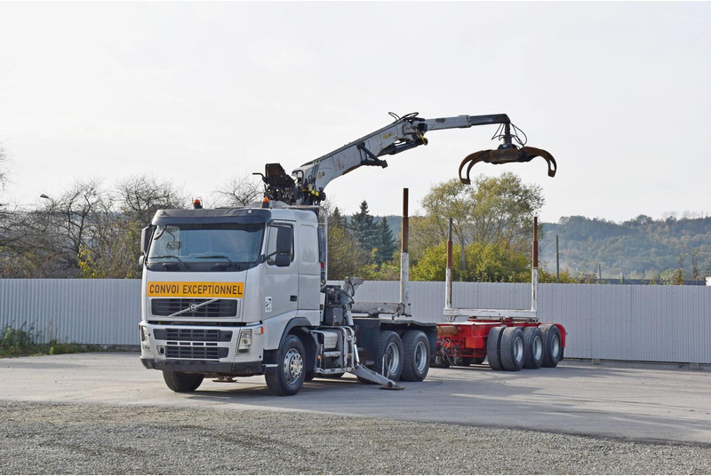 Volvo FH 520 * EPSILON E260L83 * Anhänger /6x4 - Camião de transporte de madeira, Camião grua: foto 2 Volvo FH 520 * EPSILON E260L83 * Anhänger /6x4 - Camião de transporte de madeira, Camião grua: foto 2
