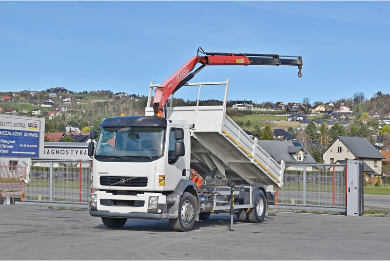 Volvo FL 290 KIPPER 4,90m * FASSI F95A.22 + FUNK * TOP - Camião basculante, Camião grua: foto 2 Volvo FL 290 KIPPER 4,90m * FASSI F95A.22 + FUNK * TOP - Camião basculante, Camião grua: foto 2
