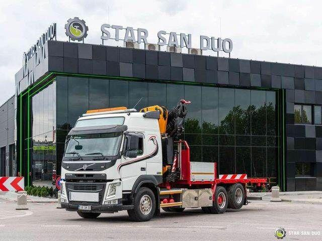 Volvo FM 450 6x2 EFFER 395/8S Euro 6 Crane Winch - Camião de caixa aberta/ Plataforma, Camião grua: foto 4 Volvo FM 450 6x2 EFFER 395/8S Euro 6 Crane Winch - Camião de caixa aberta/ Plataforma, Camião grua: foto 4