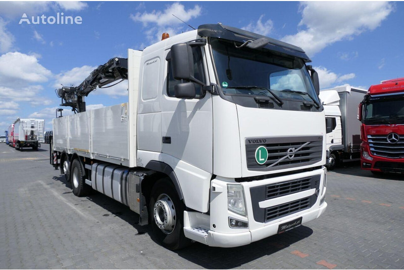 Volvo FM 460 - Camião de caixa aberta/ Plataforma, Camião grua: foto 1 Volvo FM 460 - Camião de caixa aberta/ Plataforma, Camião grua: foto 1