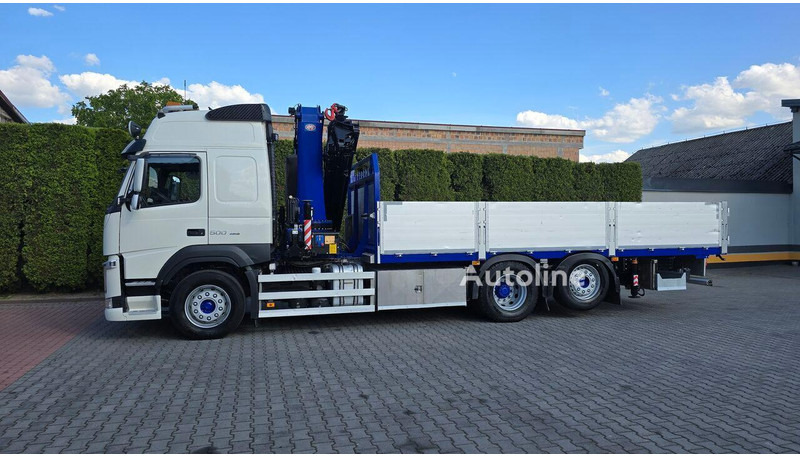 Volvo FM 500 - Flatbed+crane 6x2 - Camião de caixa aberta/ Plataforma, Camião grua: foto 3 Volvo FM 500 - Flatbed+crane 6x2 - Camião de caixa aberta/ Plataforma, Camião grua: foto 3