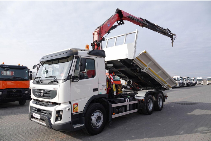 Volvo FMX 370 / 6X4 / WYWROTKA + HDS FASSI F165XP / MAX UDŹWIG 5200KG - Camião basculante: foto 2 Volvo FMX 370 / 6X4 / WYWROTKA + HDS FASSI F165XP / MAX UDŹWIG 5200KG - Camião basculante: foto 2