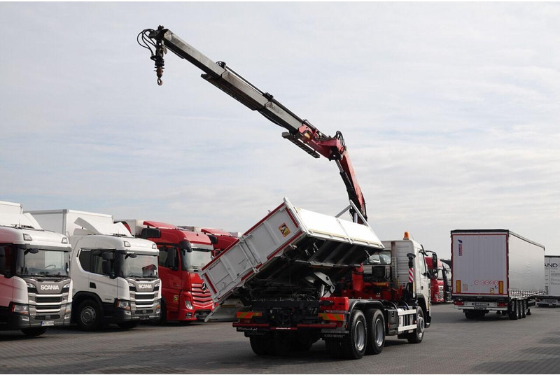 Camião basculante Volvo FMX 370 / 6X4 / WYWROTKA + HDS FASSI F165XP / MAX UDŹWIG 5200KG: foto 8