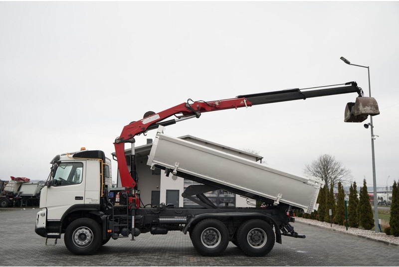 Volvo FMX 380 / 6x4 / WYWROTKA + HDS HMF 1820 K2 / HYDROBURTA / STEROW - Camião basculante, Camião grua: foto 2 Volvo FMX 380 / 6x4 / WYWROTKA + HDS HMF 1820 K2 / HYDROBURTA / STEROW - Camião basculante, Camião grua: foto 2