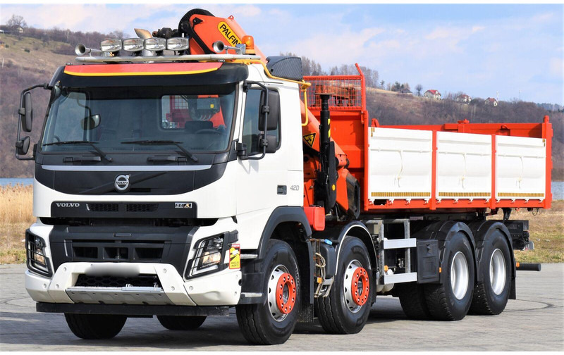 Volvo FMX 420 Kipper 6,20m *PK 1850 2 - SH B*FUNK/8x4 - Camião basculante, Camião grua: foto 4 Volvo FMX 420 Kipper 6,20m *PK 1850 2 - SH B*FUNK/8x4 - Camião basculante, Camião grua: foto 4