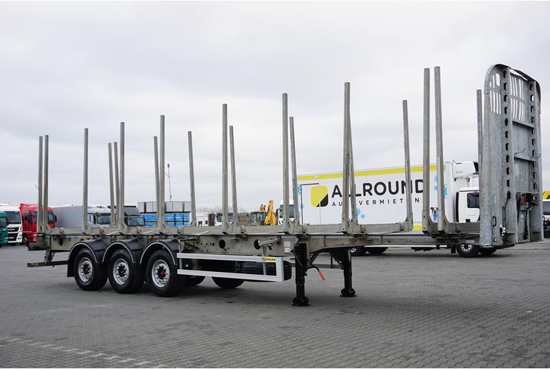 Zaslaw KŁONICOWA / DO DREWNA / WAGA 6 400 KG / OŚ PODNOSZONA - Reboque transporte de madeira: foto 4 Zaslaw KŁONICOWA / DO DREWNA / WAGA 6 400 KG / OŚ PODNOSZONA - Reboque transporte de madeira: foto 4