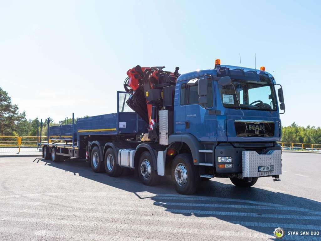 Camião grua MAN  TGA 35.440 8X6H PALFINGER  60002  Semi-trailer: foto 6