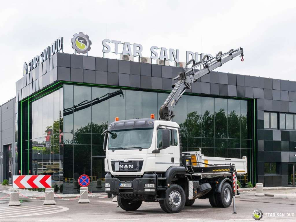 MAN TGS 18.360 4x4 HIAB 144 E-4 Crane Kipper MAN TGS 18.360 4x4 HIAB 144 E-4 Crane Kipper - Camião grua, Camião basculante: foto 3 MAN TGS 18.360 4x4 HIAB 144 E-4 Crane Kipper MAN TGS 18.360 4x4 HIAB 144 E-4 Crane Kipper - Camião grua, Camião basculante: foto 3