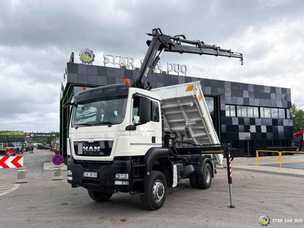 MAN TGS 18.360 4x4 HIAB 144 E-4 Crane Kipper MAN TGS 18.360 4x4 HIAB 144 E-4 Crane Kipper - Camião grua, Camião basculante: foto 1 MAN TGS 18.360 4x4 HIAB 144 E-4 Crane Kipper MAN TGS 18.360 4x4 HIAB 144 E-4 Crane Kipper - Camião grua, Camião basculante: foto 1