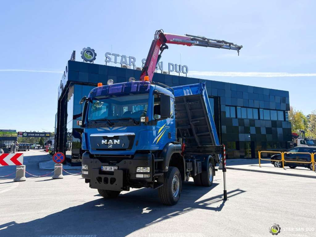 MAN TGS 18.360 Fassi F155A 24 HDS Crane Kipper - Camião grua: foto 3 MAN TGS 18.360 Fassi F155A 24 HDS Crane Kipper - Camião grua: foto 3