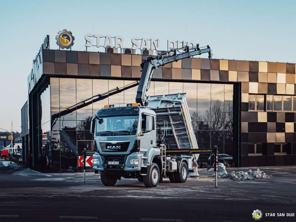 MAN TGS 18.480 4x4 HIAB 188 E-4 CRANE KIPPER EURO 6 MAN TGS 18.480 4x4 HIAB 188 E-4 CRANE KIPPER EURO 6 - Camião grua, Camião basculante: foto 1 MAN TGS 18.480 4x4 HIAB 188 E-4 CRANE KIPPER EURO 6 MAN TGS 18.480 4x4 HIAB 188 E-4 CRANE KIPPER EURO 6 - Camião grua, Camião basculante: foto 1