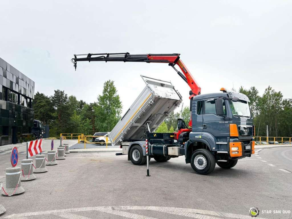 MAN TGS 18.480 PALFINGER PK 16502 HDS Crane,Kipper MAN TGS 18.480 PALFINGER PK 16502 HDS Crane,Kipper - Camião basculante: foto 2 MAN TGS 18.480 PALFINGER PK 16502 HDS Crane,Kipper MAN TGS 18.480 PALFINGER PK 16502 HDS Crane,Kipper - Camião basculante: foto 2