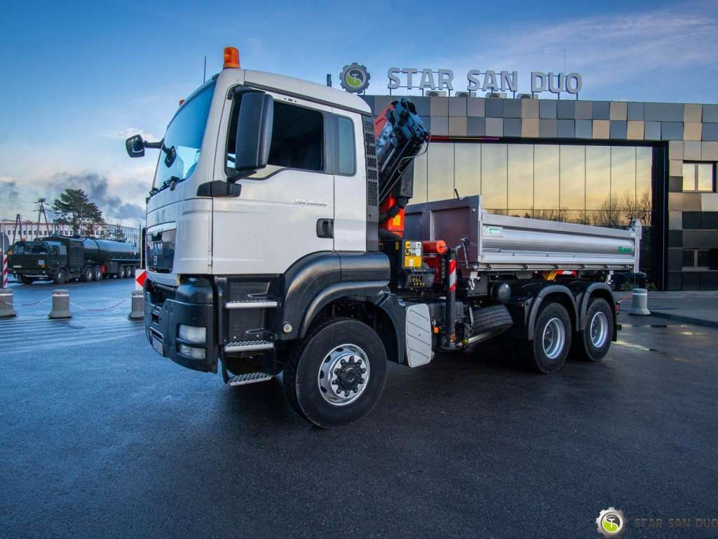 MAN TGS 26.360 6x6 PALFINGER PK 18001 EH Crane Kipe - Camião grua: foto 2 MAN TGS 26.360 6x6 PALFINGER PK 18001 EH Crane Kipe - Camião grua: foto 2