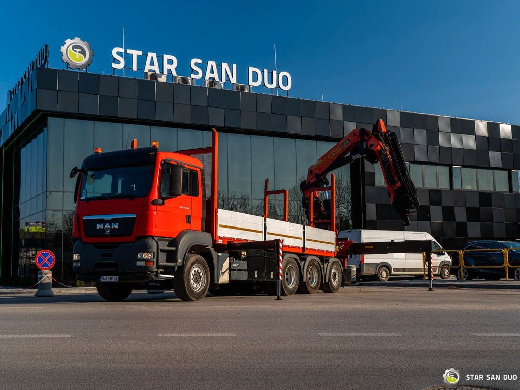 MAN TGS 35.400 PALFINGER PK 44002 WINCH TRIDEM KRAN - Camião grua, Camião de caixa aberta/ Plataforma: foto 5 MAN TGS 35.400 PALFINGER PK 44002 WINCH TRIDEM KRAN - Camião grua, Camião de caixa aberta/ Plataforma: foto 5
