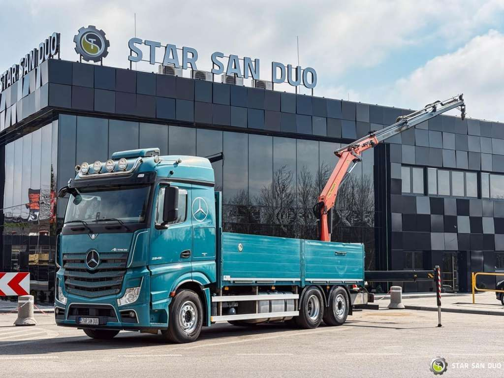 Mercedes-Benz ACTROS 2545 6x2 Palfinger PK 16001 HDS Crane Mercedes-Benz ACTROS 2545 6x2 Palfinger PK 16001 HDS Crane - Camião grua, Camião de caixa aberta/ Plataforma: foto 1 Mercedes-Benz ACTROS 2545 6x2 Palfinger PK 16001 HDS Crane Mercedes-Benz ACTROS 2545 6x2 Palfinger PK 16001 HDS Crane - Camião grua, Camião de caixa aberta/ Plataforma: foto 1